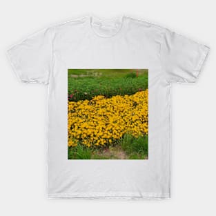 yellow green flowers T-Shirt